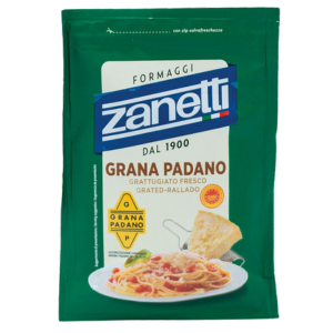 Grana Padano Π.Ο.Π τριμμένη Zanetti/ 1Kg